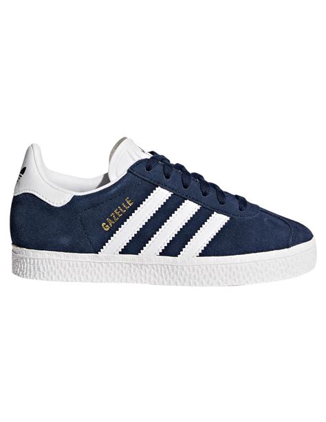 adidas Tenis Gazelle C para niño, azul marino .